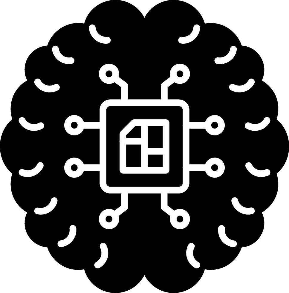 Artificial Intelligence Vector Icon