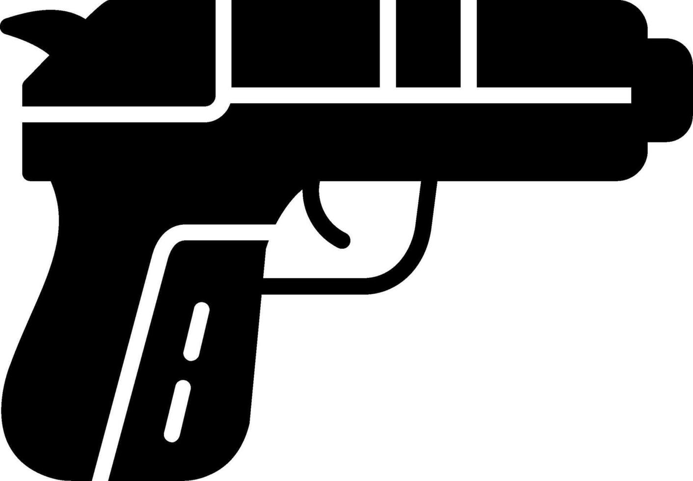 icono de vector de pistola