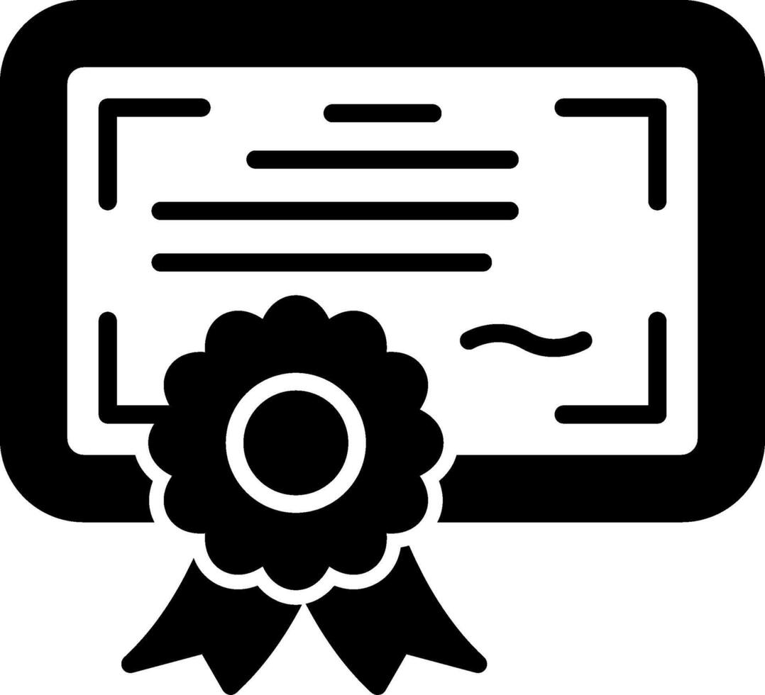 Certificate Vector Icon