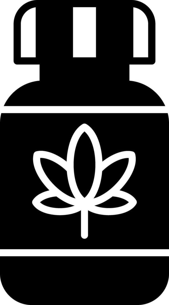 Cannabis oil Vector Icon