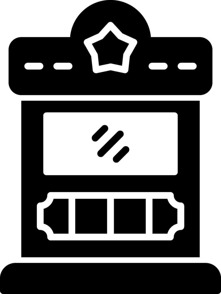 Ticket Box Vector Icon