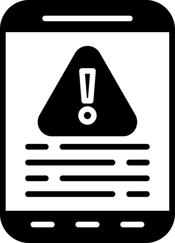 icono de vector de notificación