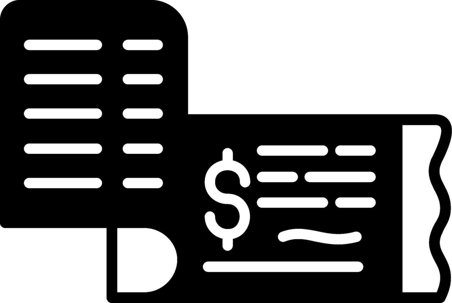 Cheque Vector Icon