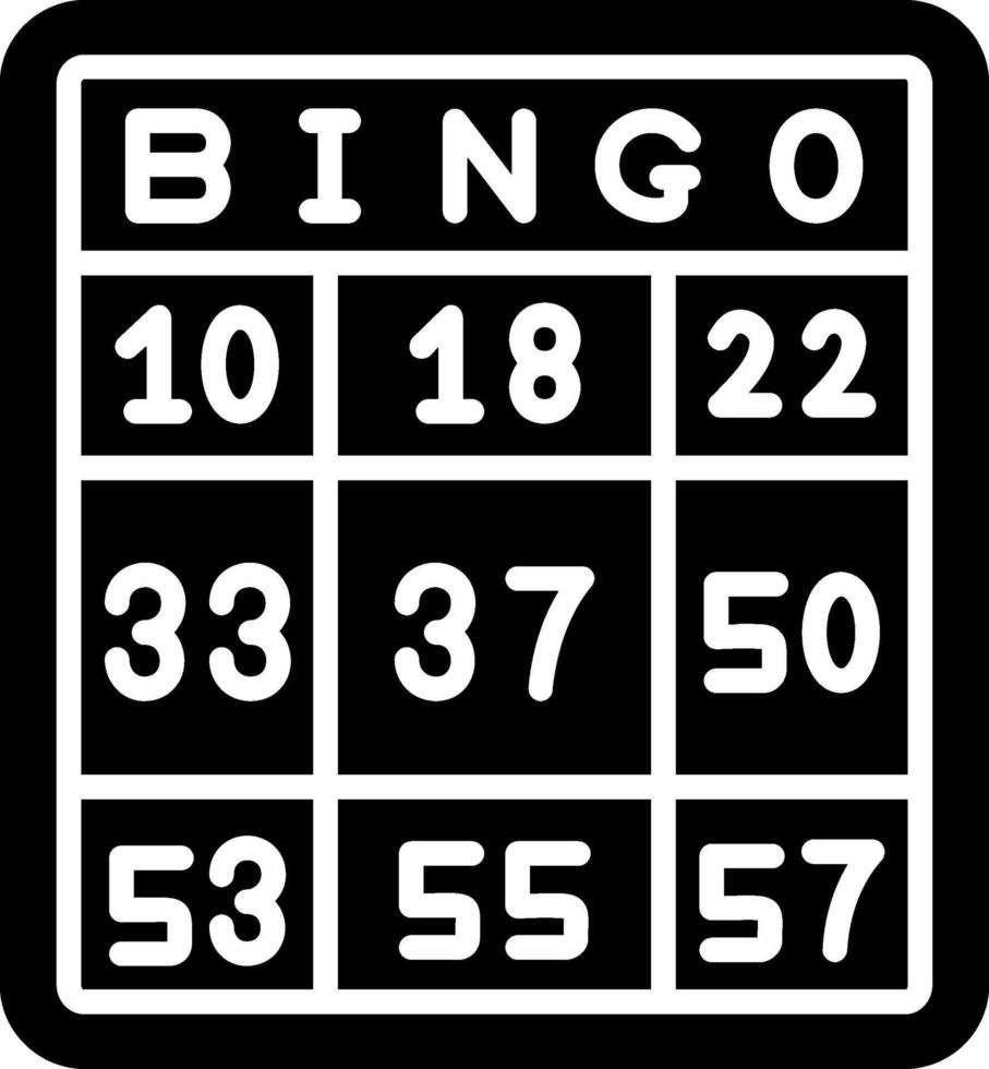 Bingo Vector Icon