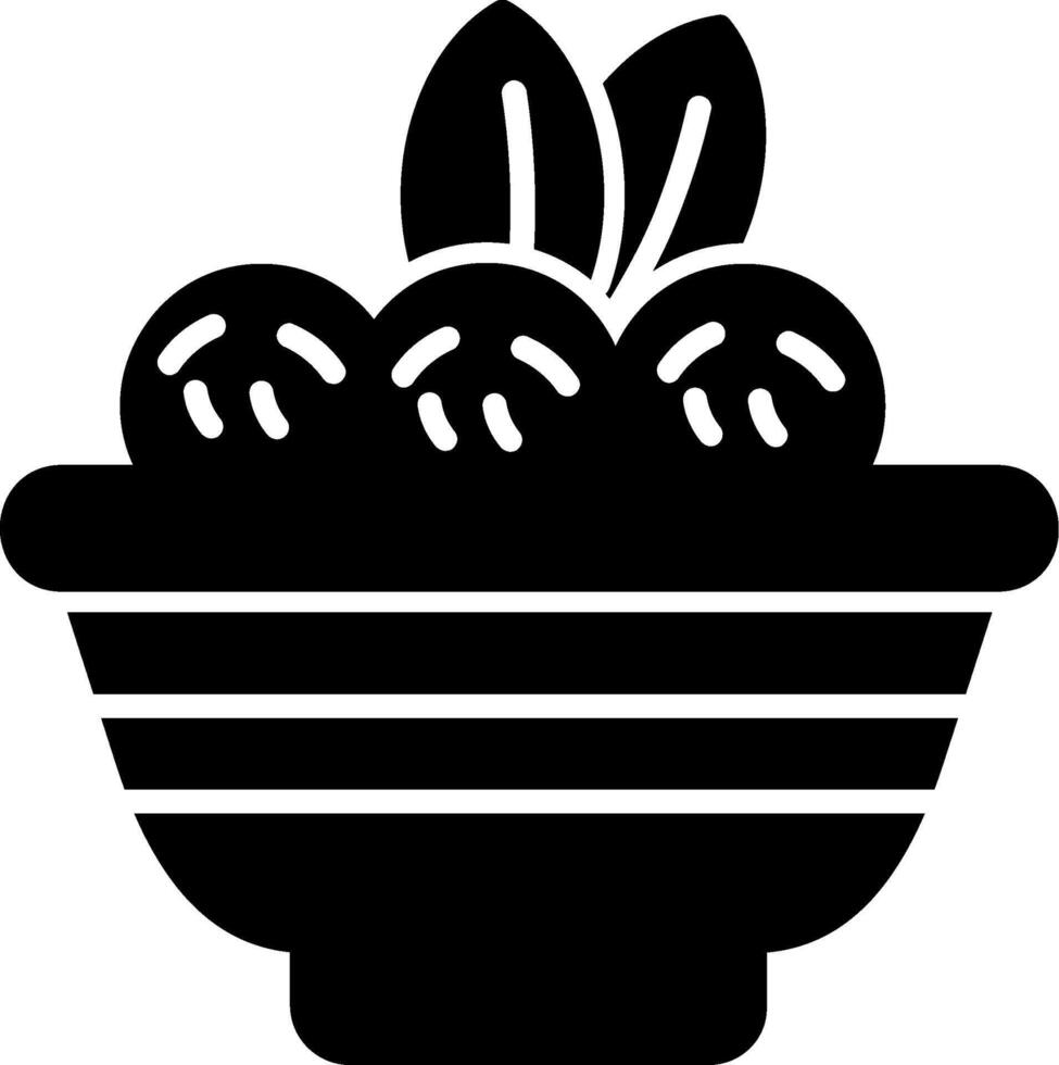 falafel vector icono