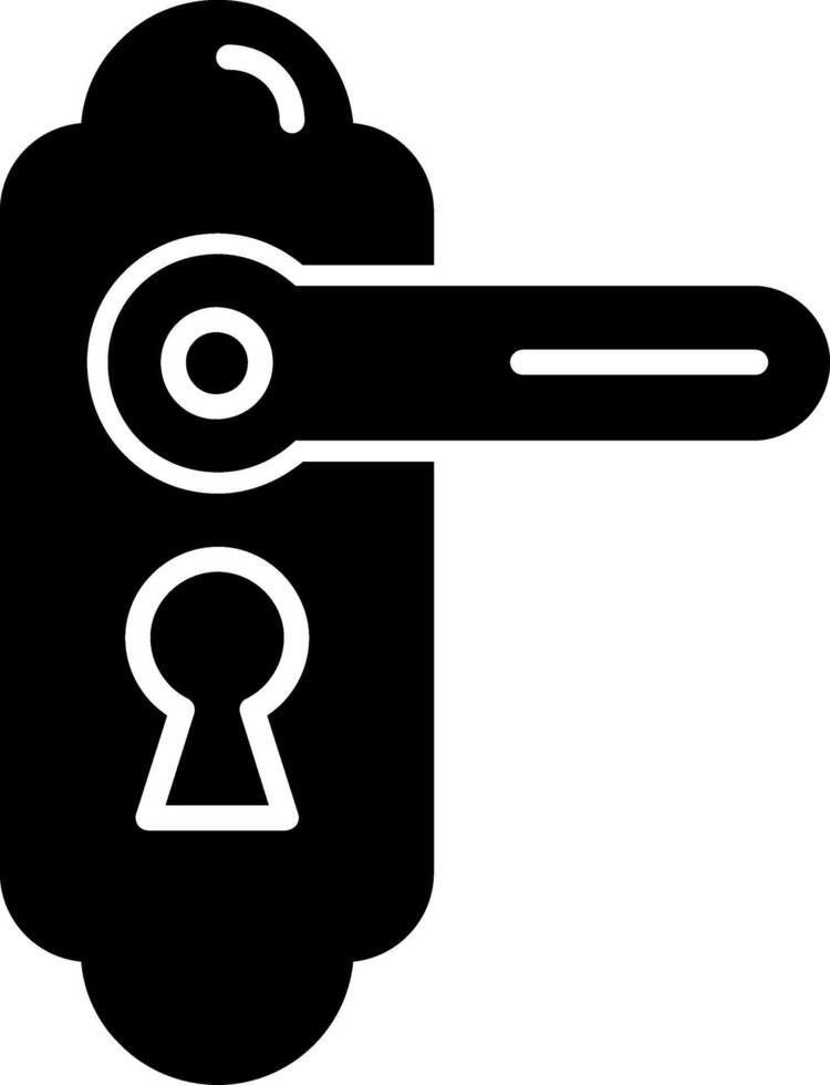 Door lock Vector Icon