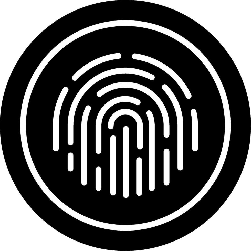 Fingerprint Vector Icon