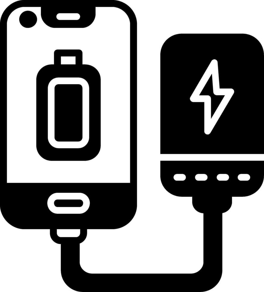 Portable Battery Vector Icon