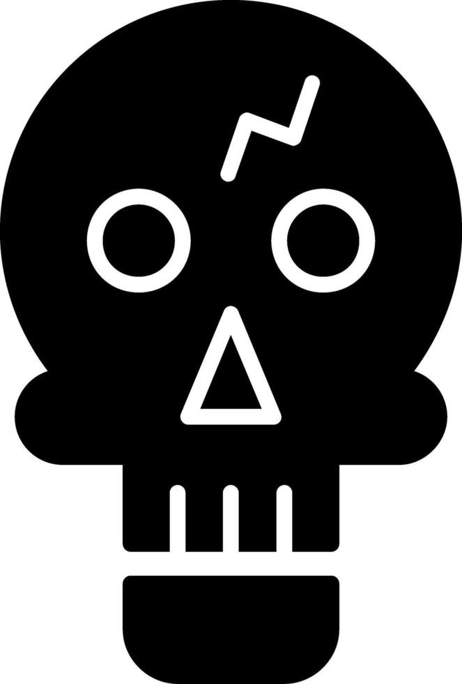 Skull Island Vector Icon