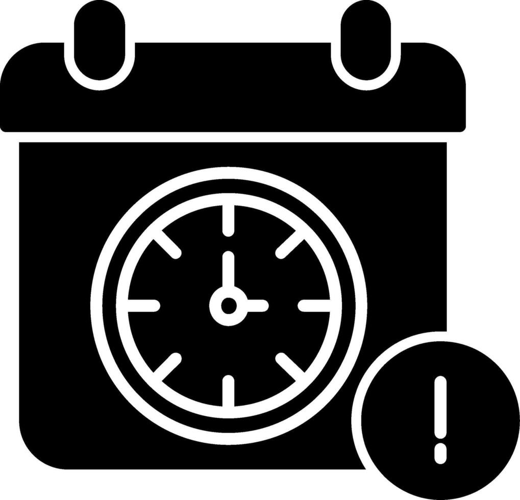 Deadline Vector Icon