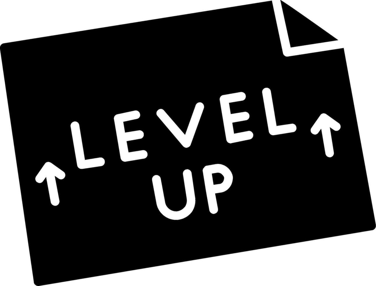 Level Up Vector Icon