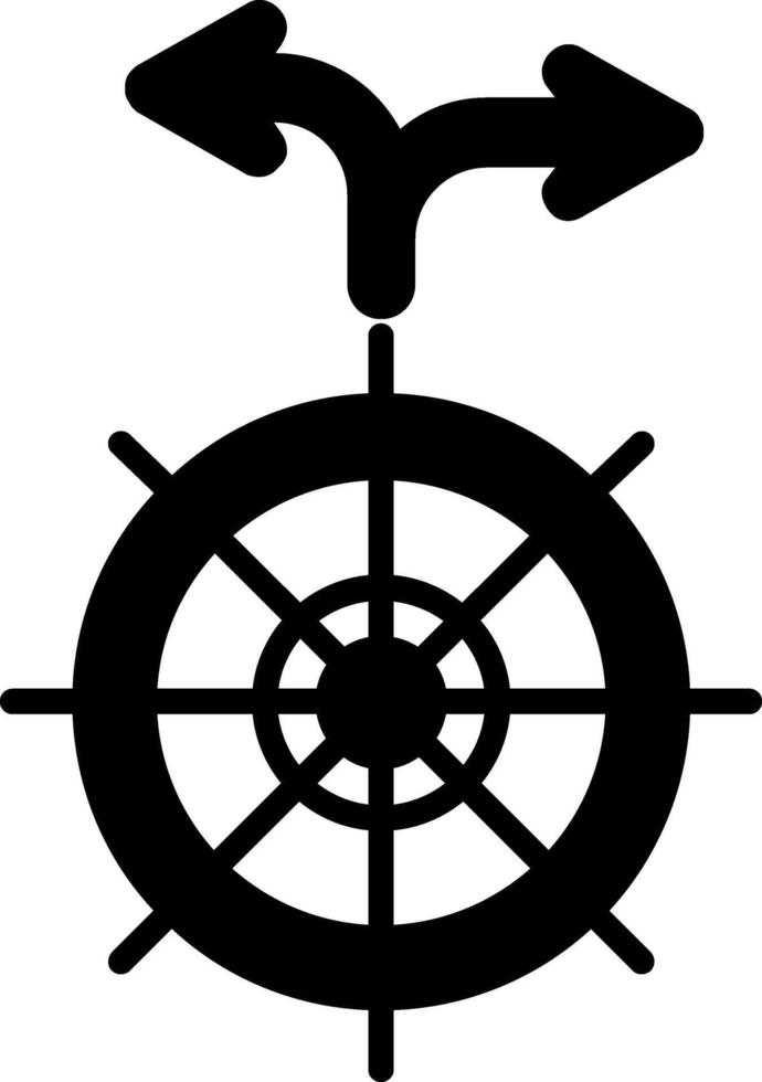 icono de vector de barco