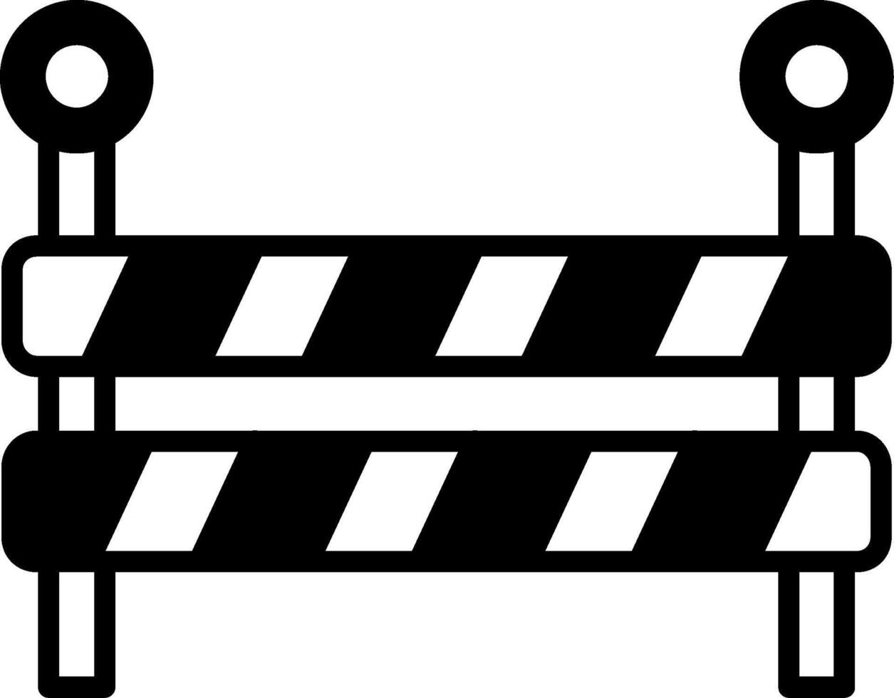 Roadblock Vector Icon