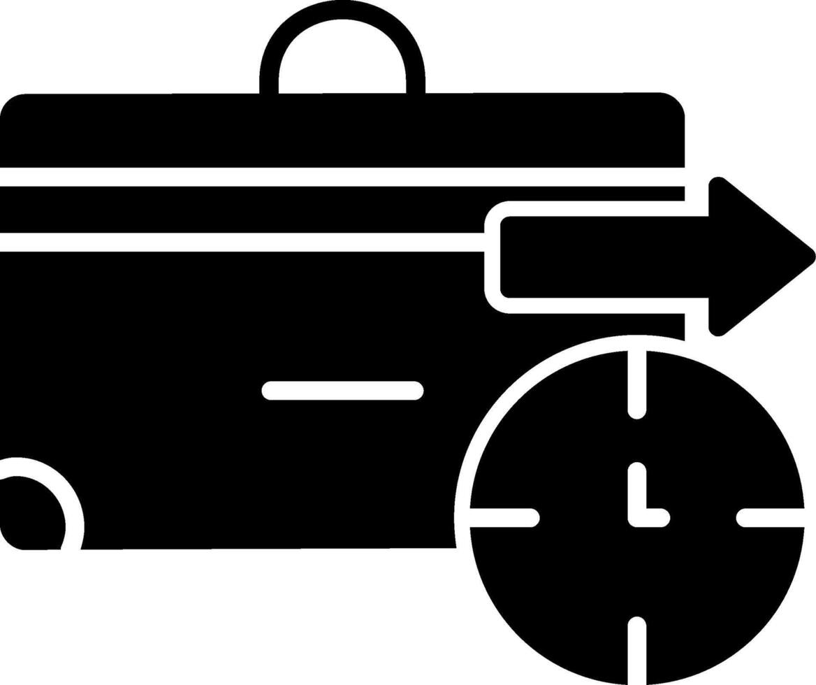 Business Trip Vector Icon