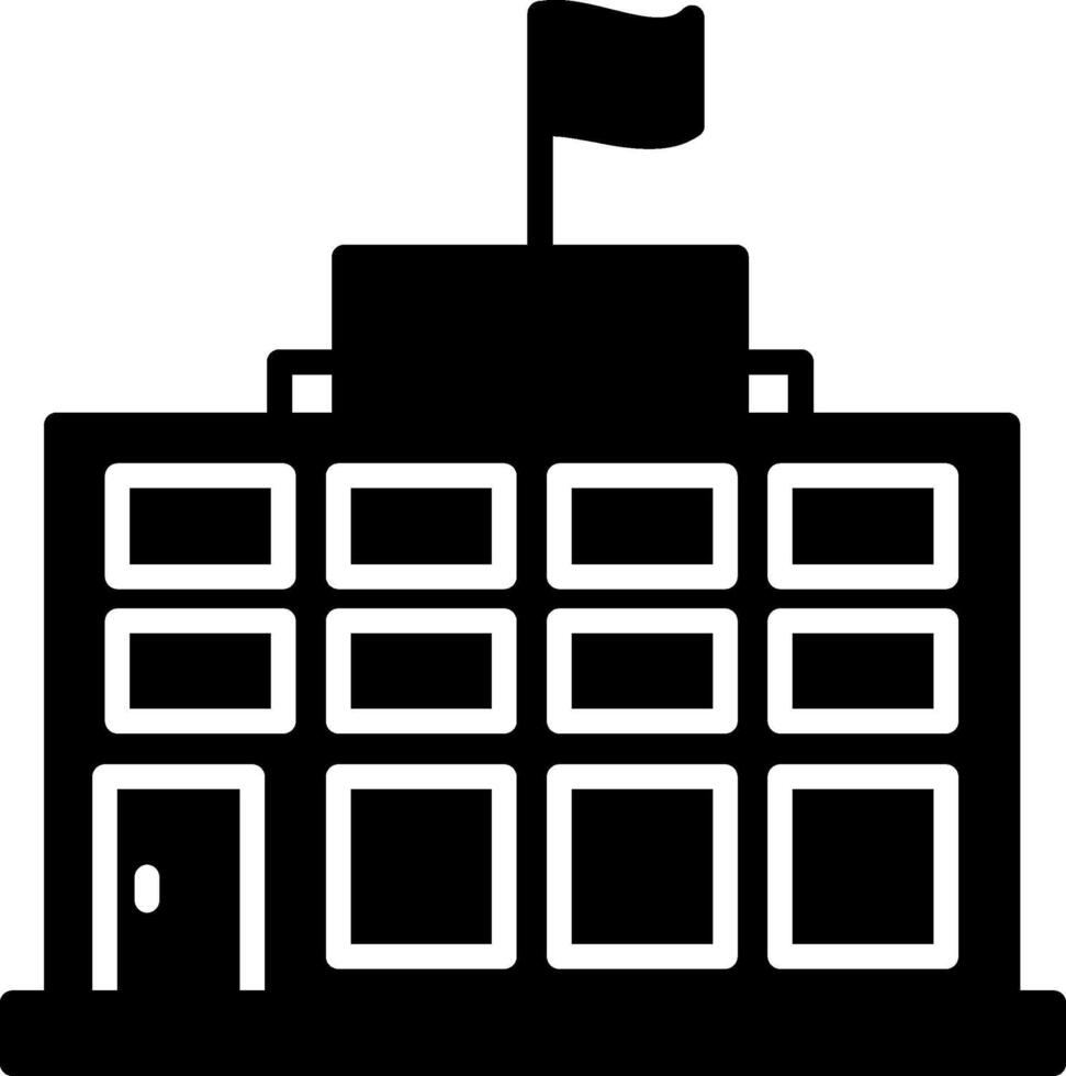 Embassy Vector Icon