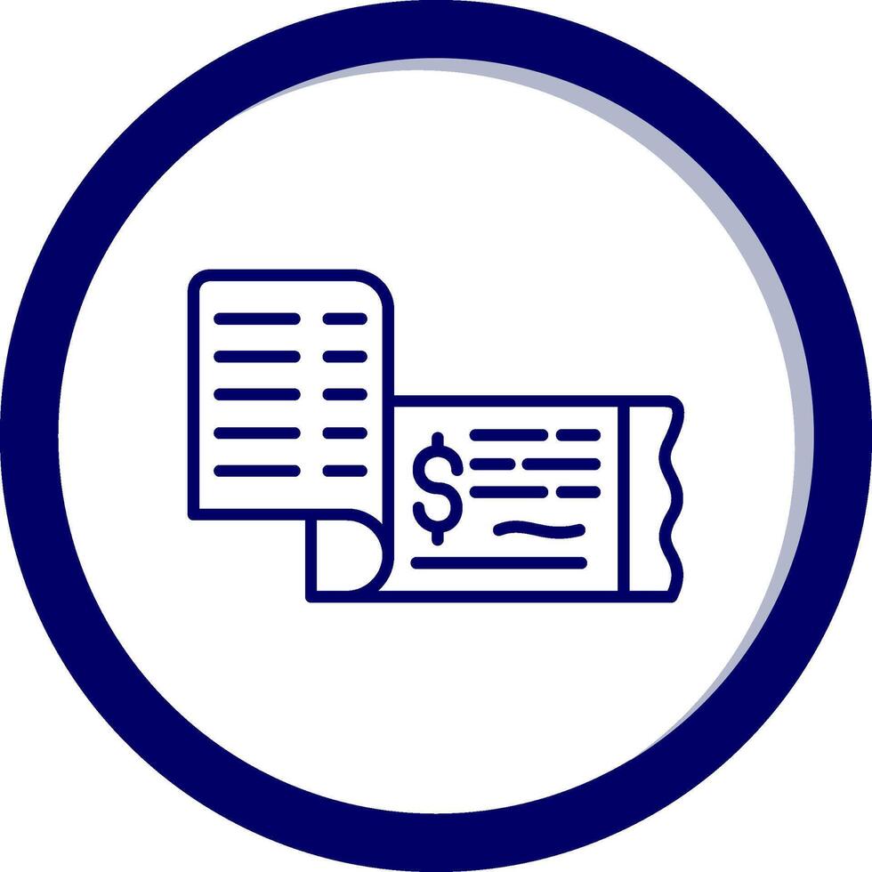 Cheque Vector Icon
