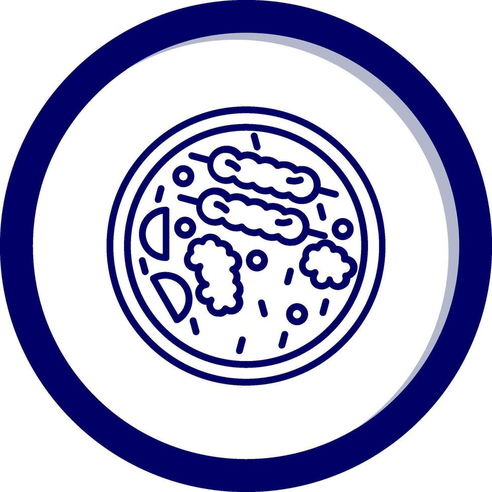 Kebab Vector Icon