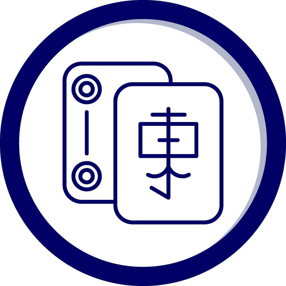 Mahjong Vector Icon