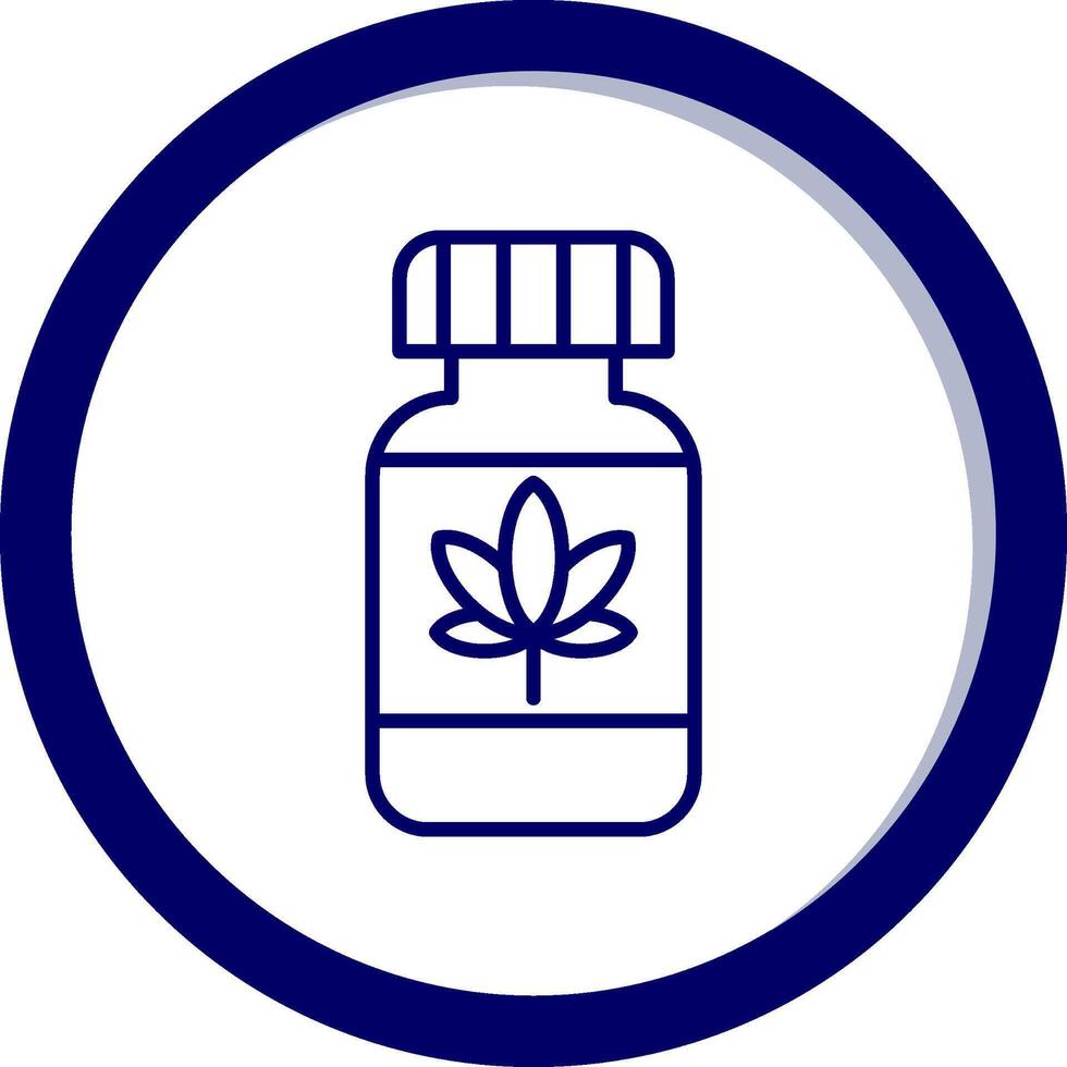 Cannabis oil Vector Icon