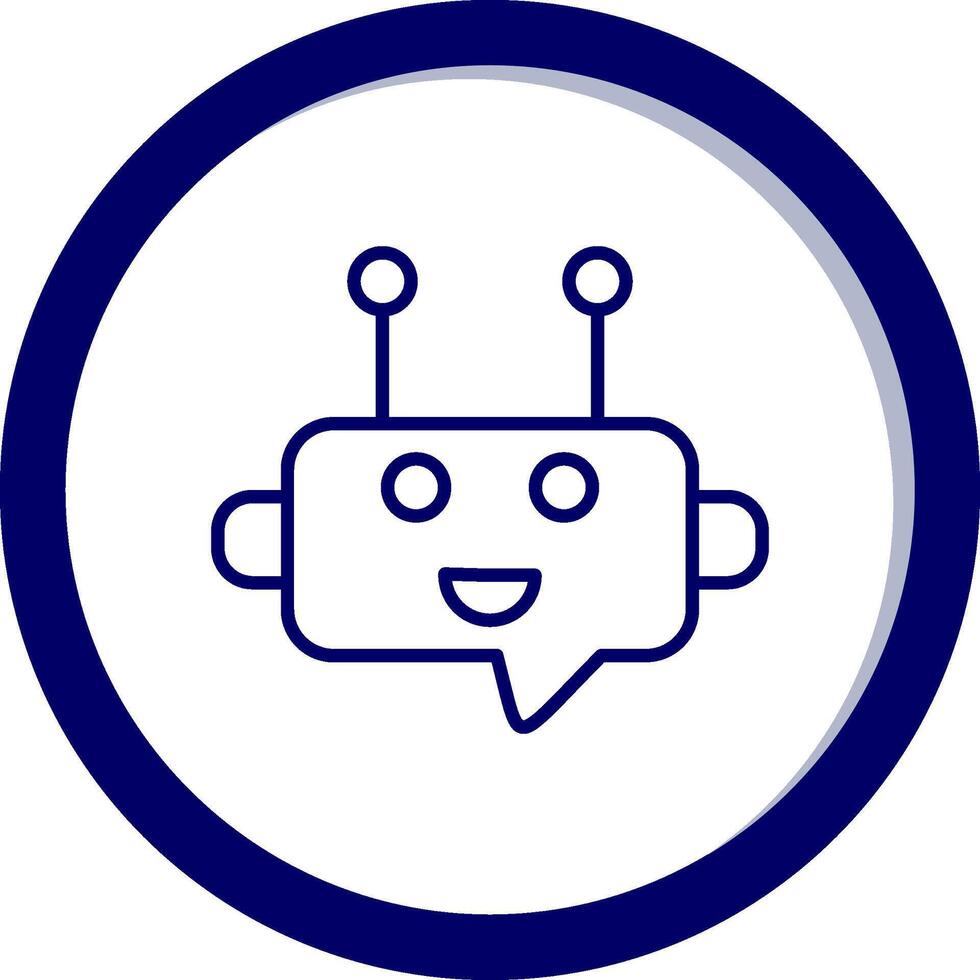 Robot Chat Vector Icon