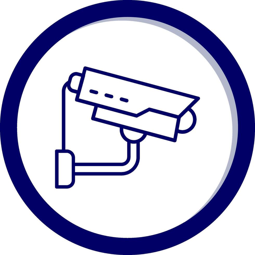 icono de vector de cámara de seguridad