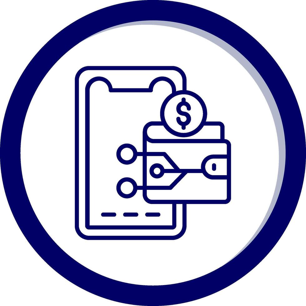 Digital Wallet Vector Icon