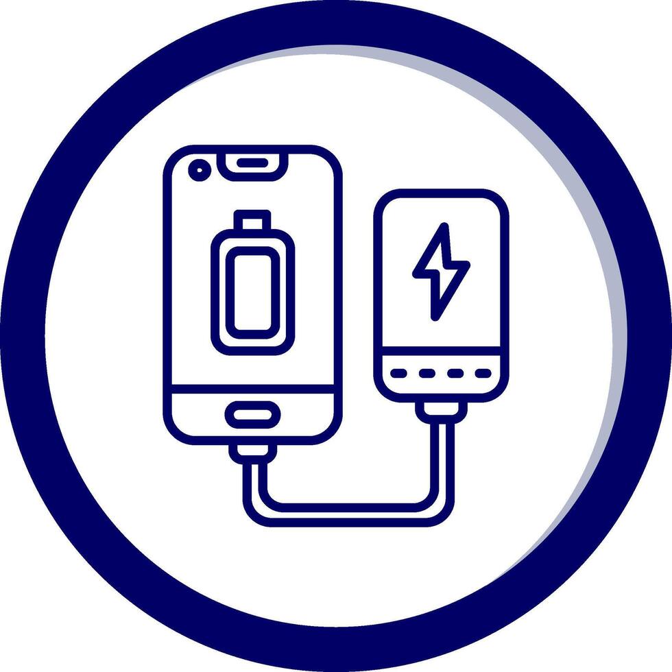 Portable Battery Vector Icon