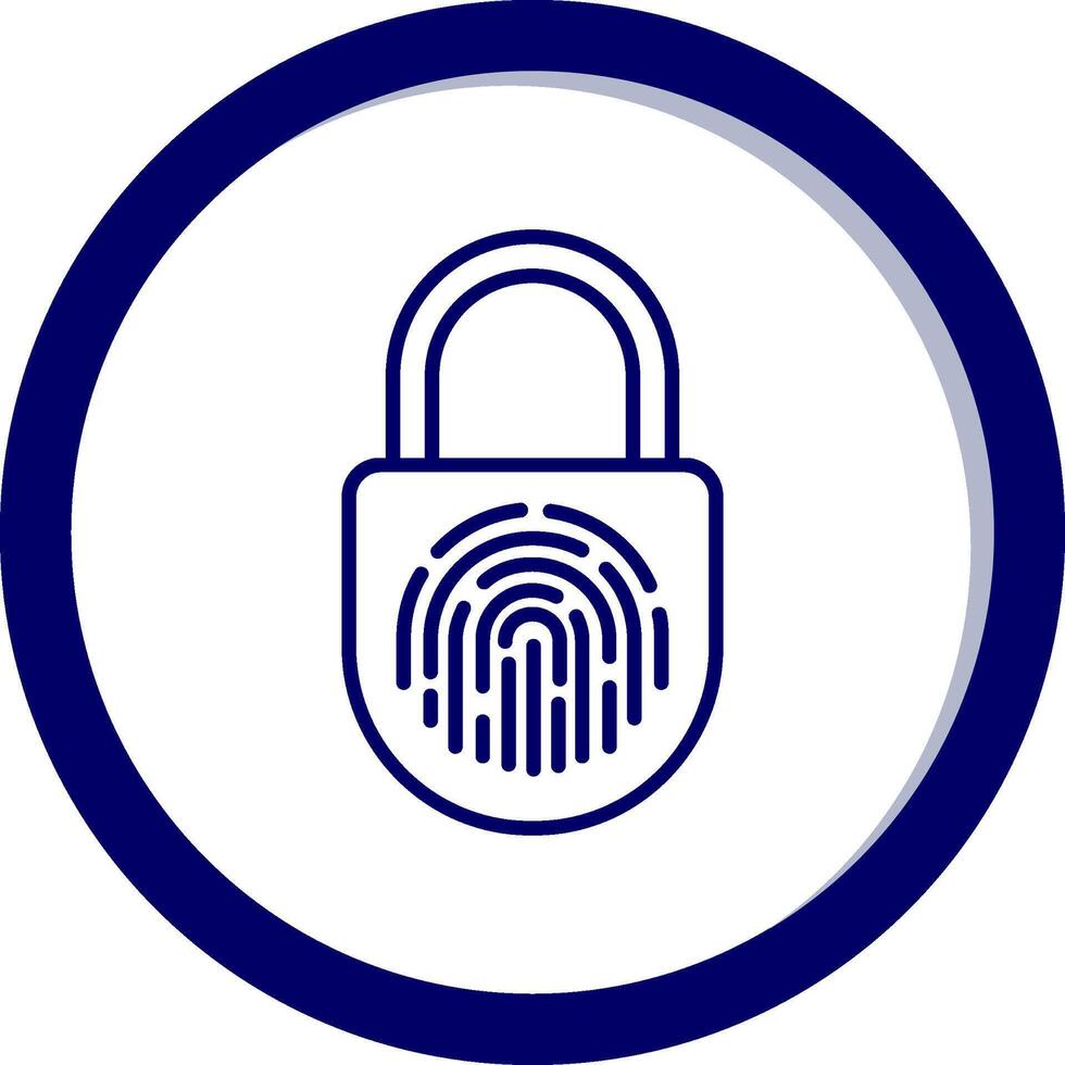 Fingerprint Vector Icon