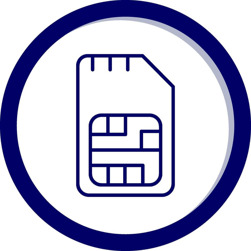 Sim Card Vector Icon