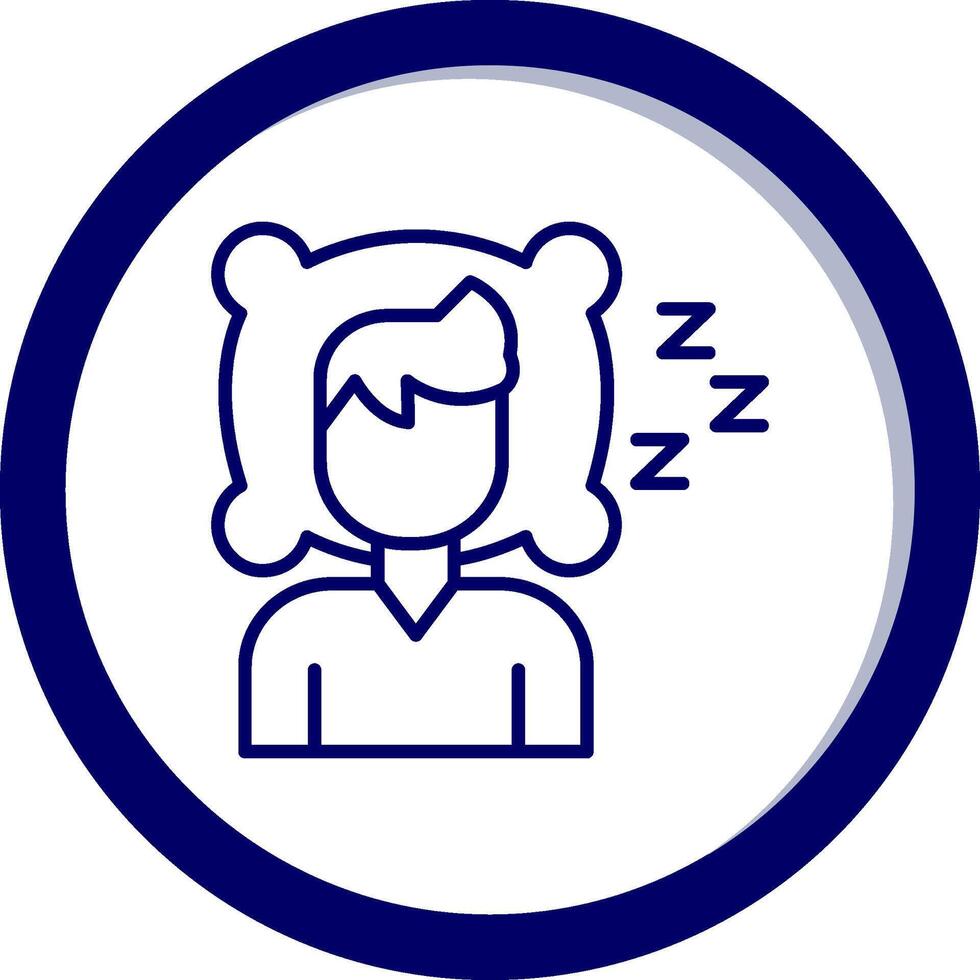 insomnio vector icono