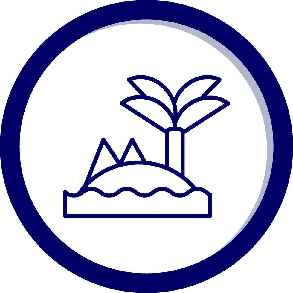 Island Vector Icon