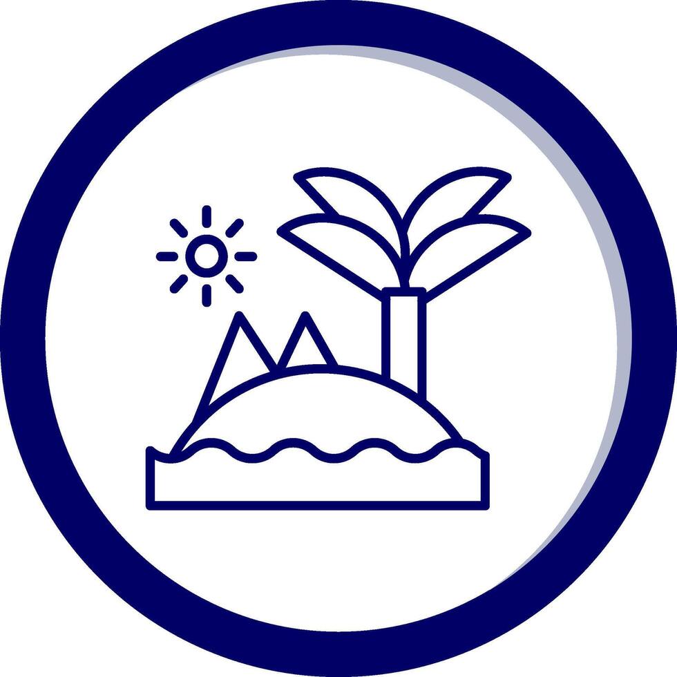 Island Vector Icon