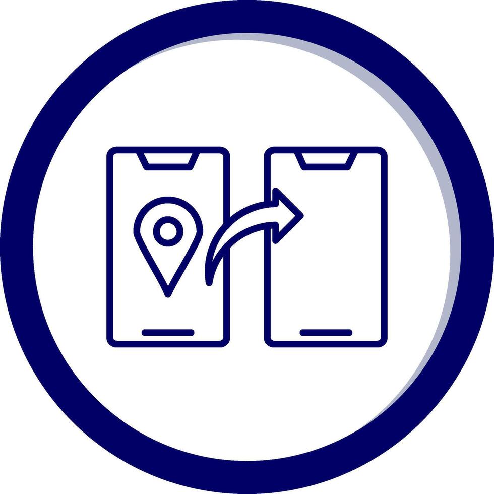 Share Location Vector Icon
