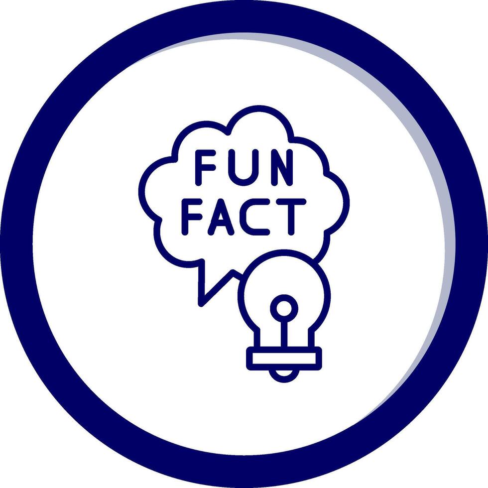 Fun Fact Vector Icon