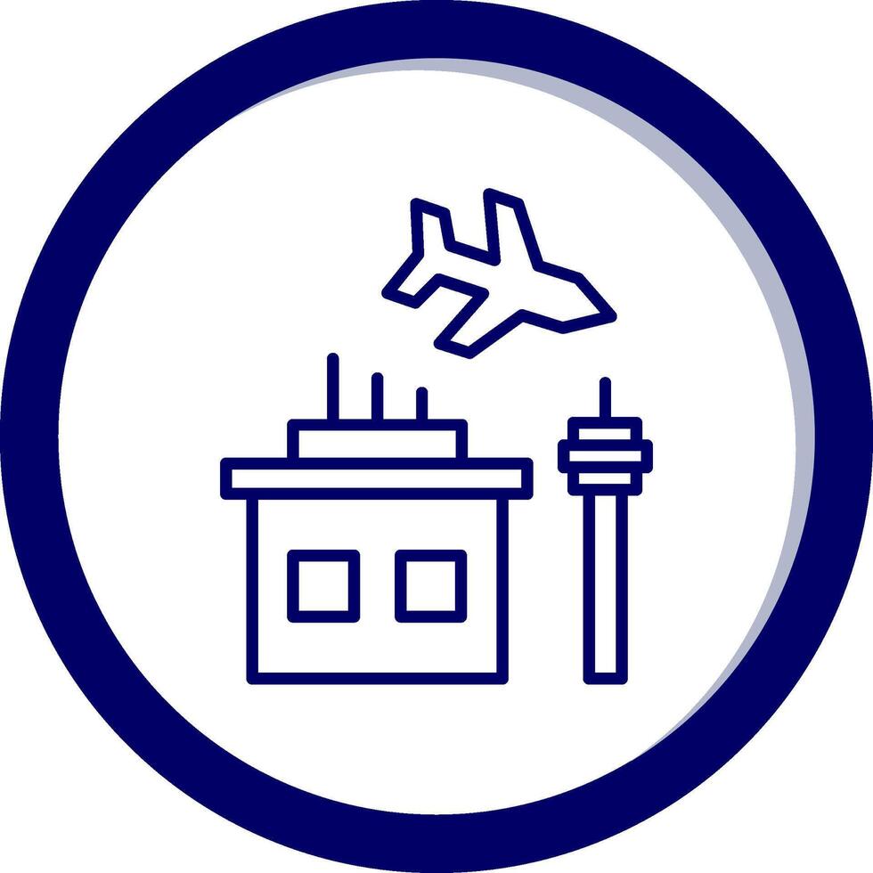 icono de vector de aeropuerto