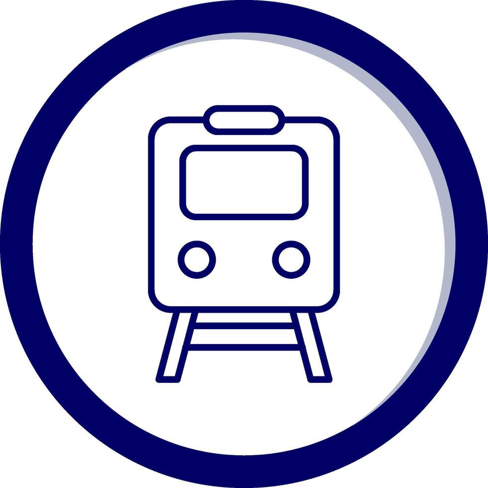 icono de vector de tren