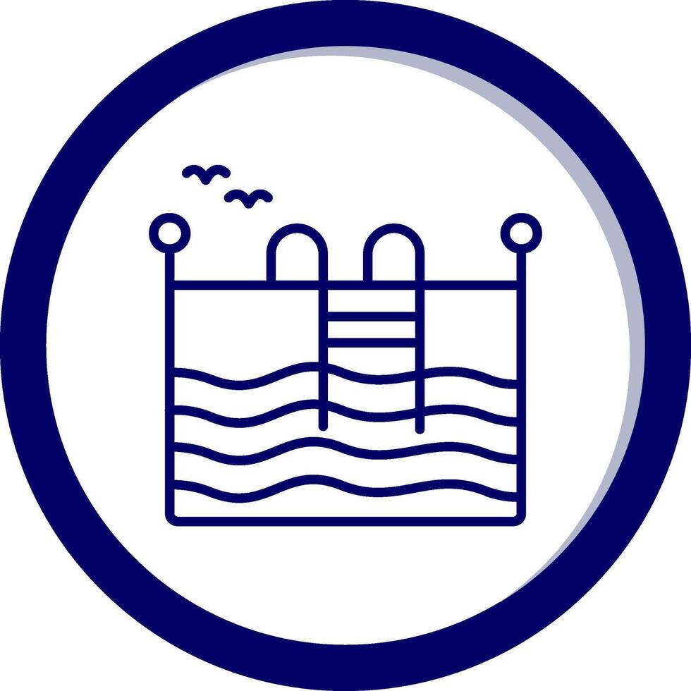 Swimming Pool Vector Icon