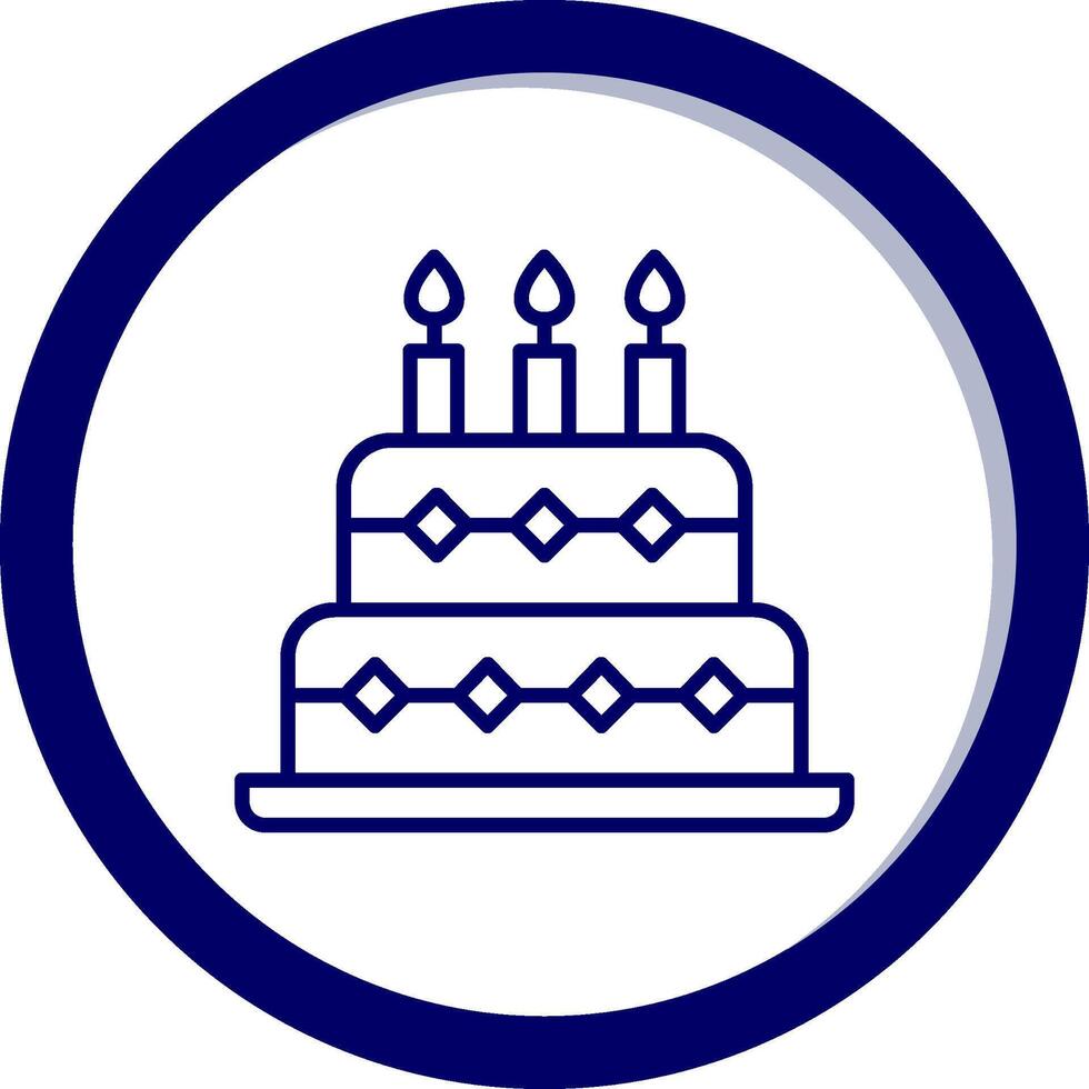 Birthday Cake Vector Icon