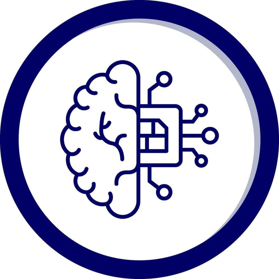 Artificial Intelligence Vector Icon