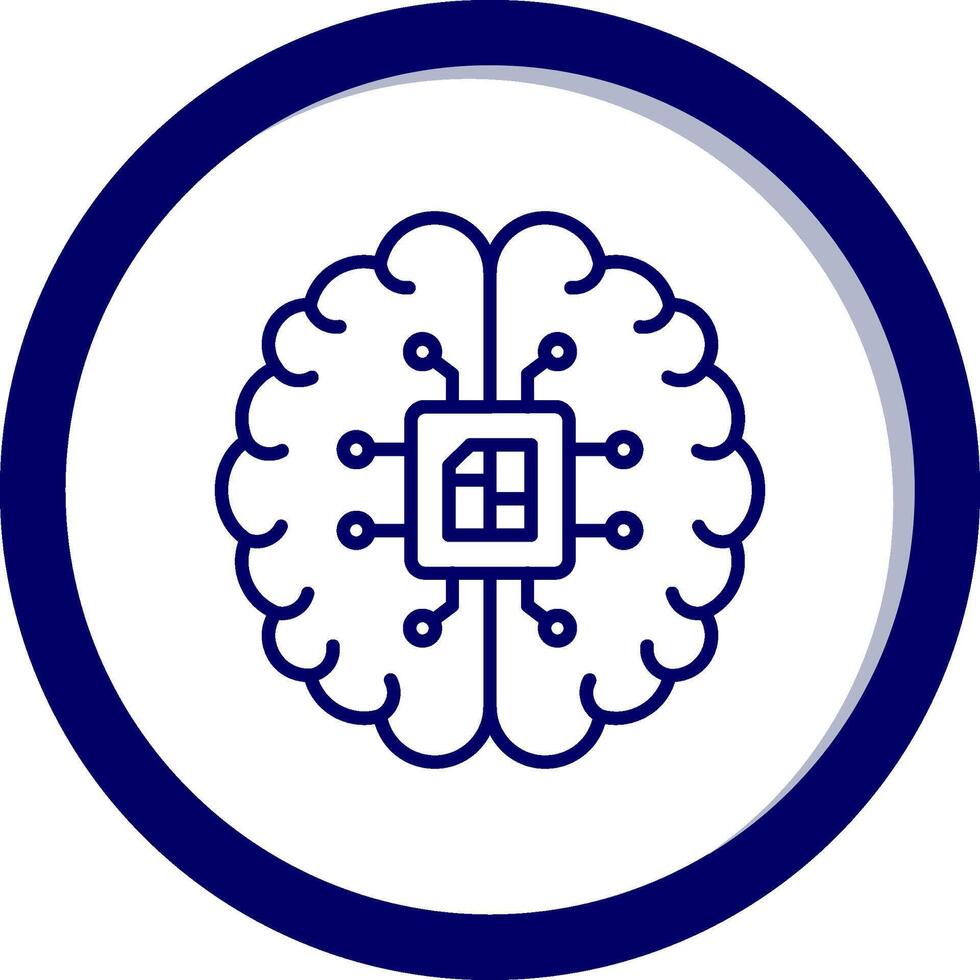 Artificial Intelligence Vector Icon