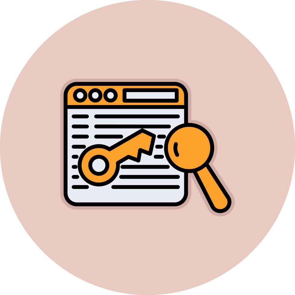 Keyword Vector Icon