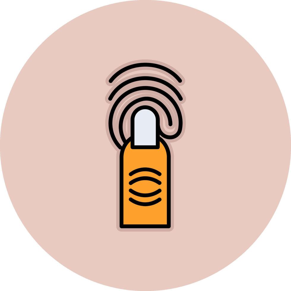 Fingerprint Vector Icon