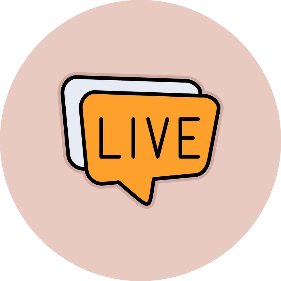 Live Chat Vector Icon