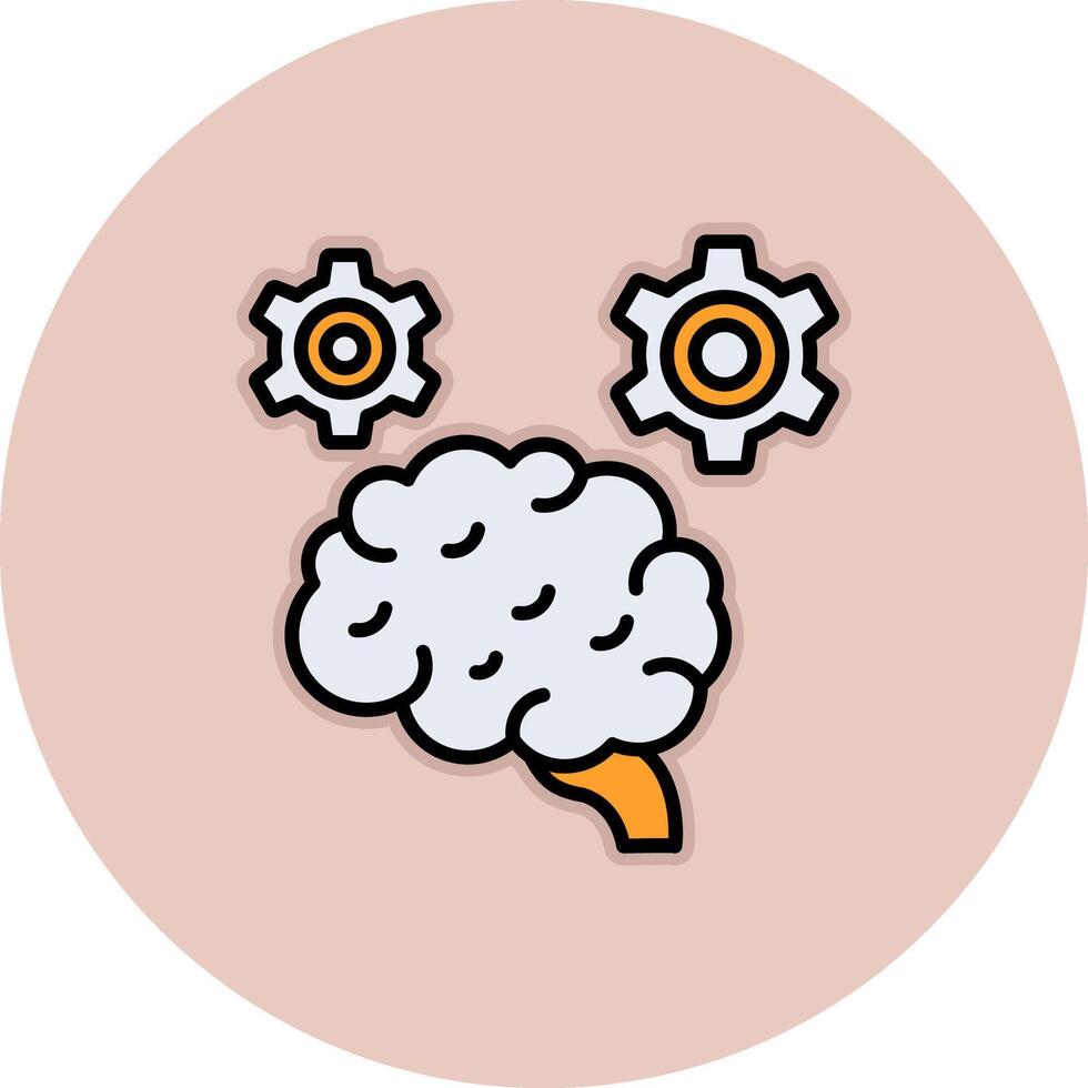 icono de vector de cerebro