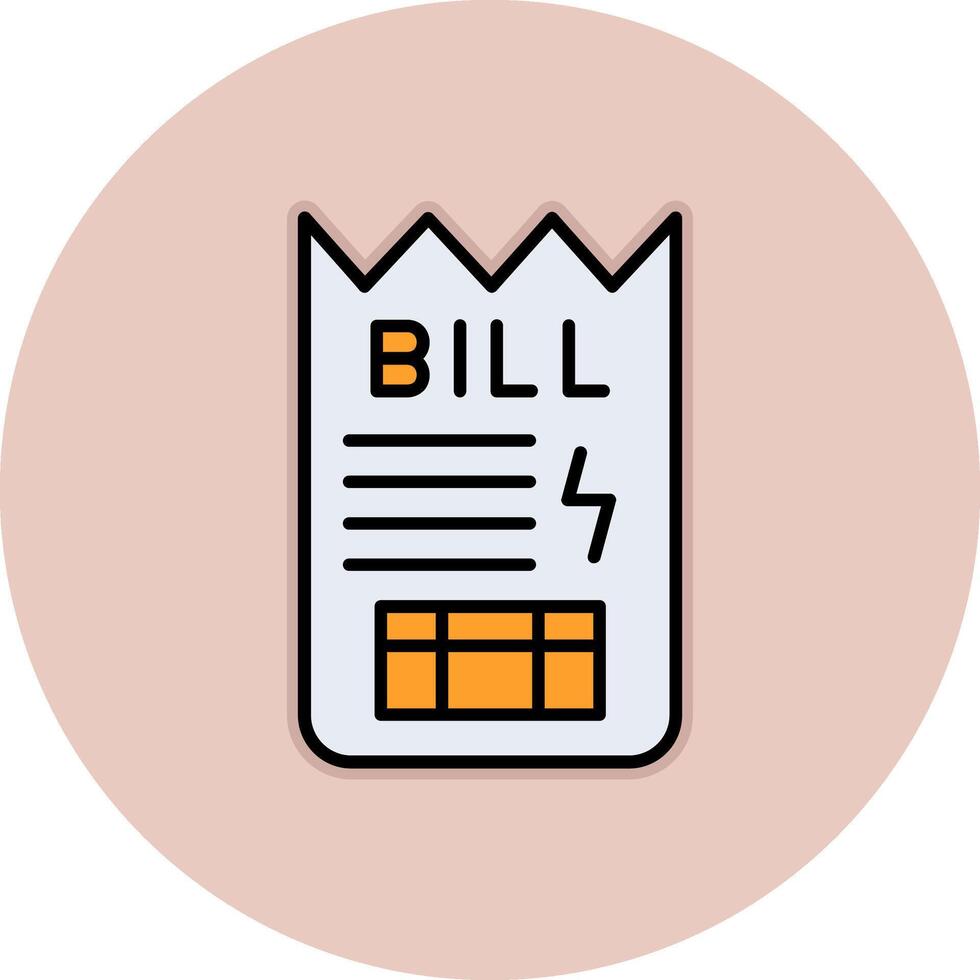 Bill Vector Icon