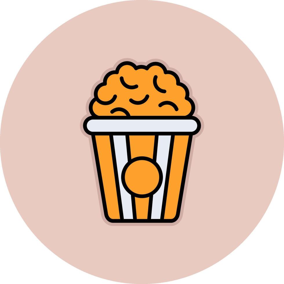 Popcorn Vector Icon