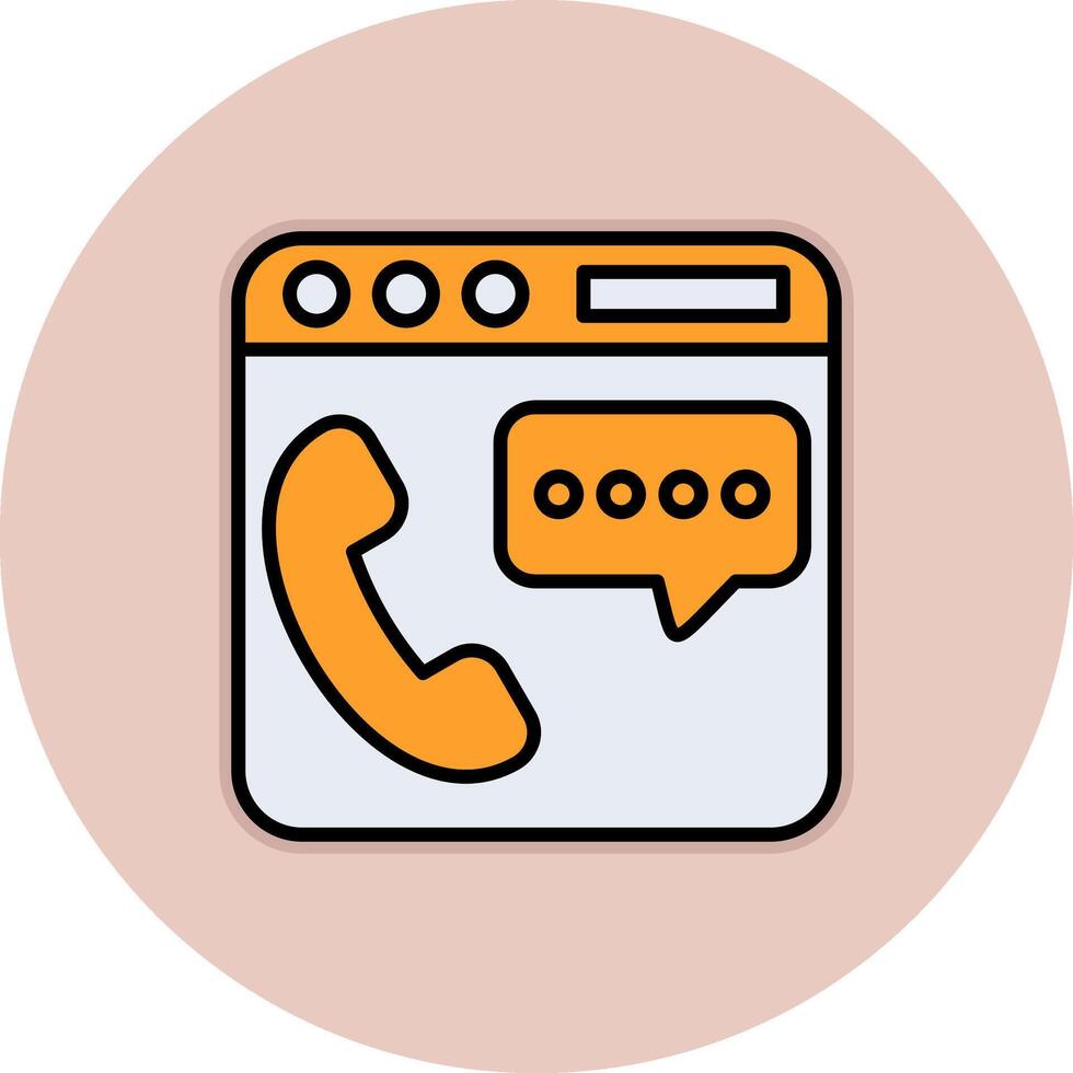 Phone Chat Vector Icon