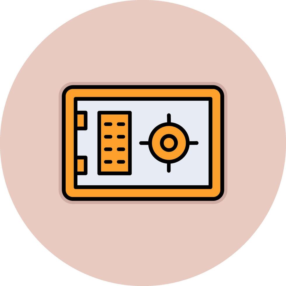 Safe Box Vector Icon