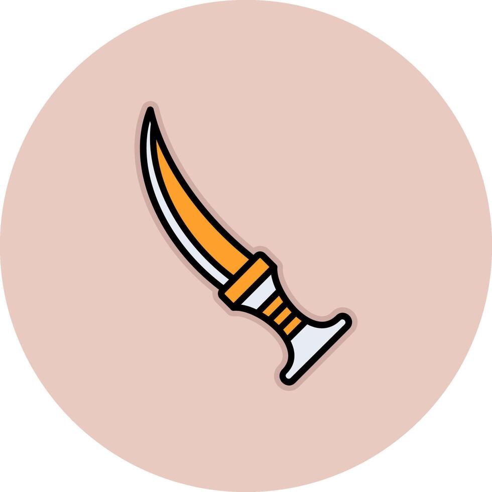 Jambiya Vector Icon