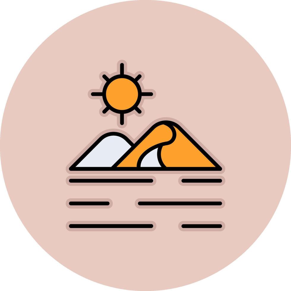 Desert Vector Icon
